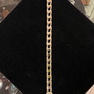 14k Solid Gold Men’s Bracelet made in Italy